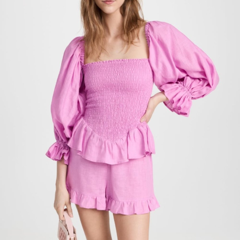 Sleeper Atlanta Lounge 2 Piece Suit in Pink